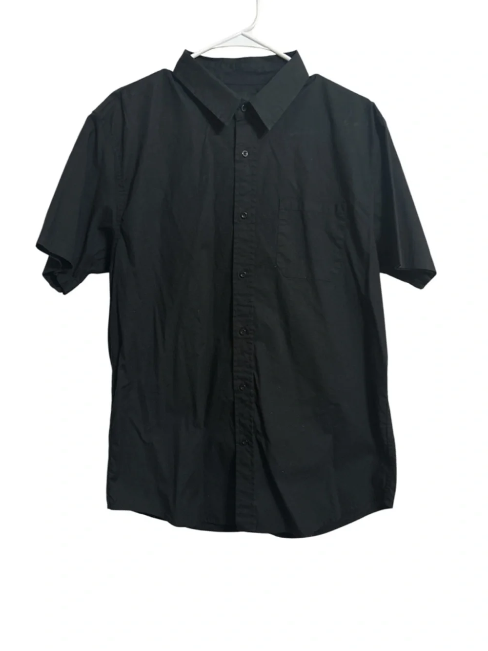RSQ Short Sleeve Button-Down Shirt in Black